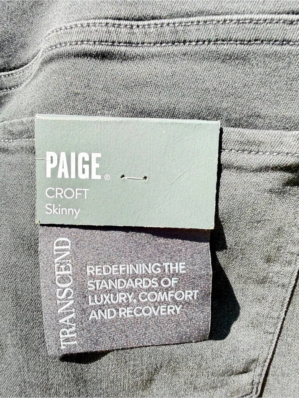 PAIGE  Skinny Jeans - Charcoal